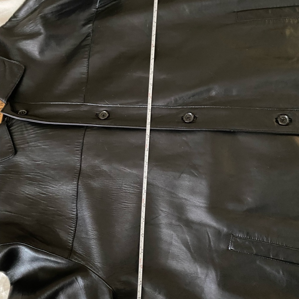 NWT. Andrew Marc men’s XXL coat. Vintage 1990s. Beautiful black calfskin. - Picture 11 of 14